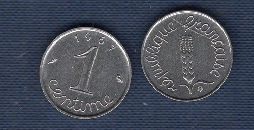 Centime épi 1967 - 1, sup