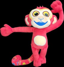 SH/ Peluche Singe ? Rouge Tinga Tinga Bandai Sonore Parle Et Rit