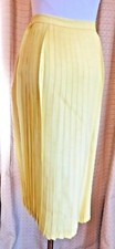 Vintage 1960's Disneyland Cast Member Costume Yellow Pleated Skirt Disney Prop