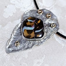 Collier Artisan Opale Boulder