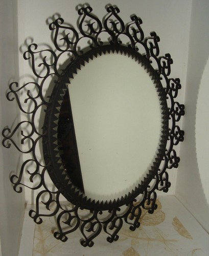 Ancien miroir fer - en,