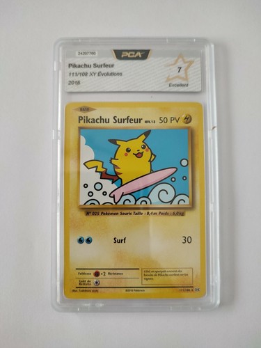 Carte pokémon pikachu surfeur - pokémon,