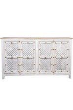 Buffet Vintage En Bois Massif