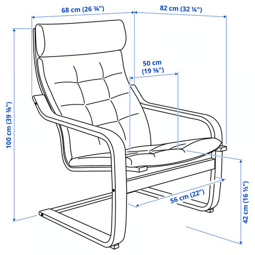 Ikea poang chair - poang,