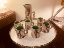 Superbe service à orangeade Pol Chambost céramique vintage 50/60