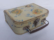 Ancien Petit Valise En Carton