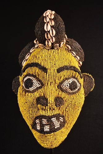 Masque punu africain ancien - africain,