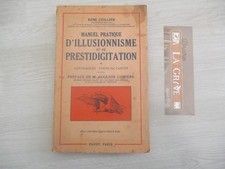 CELLIER MAnuel Pratique d'Illusionnisme et de Prestidigitation. Payot 1953 310 p
