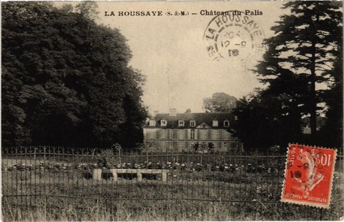 Cpa houssaye chateau du - houssaye,