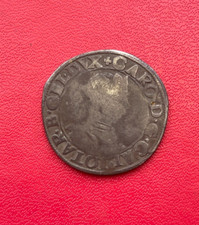 Belle monnaie lorraine, Charles III (1545-1608), Teston au buste juvénile