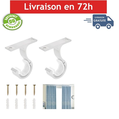 Supports tringle rideaux - supports,