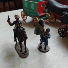  1 Sudiste  Et 1 Nordiste Cavalier. Del Prado. Acw. Farwest. Guerre  Seccession