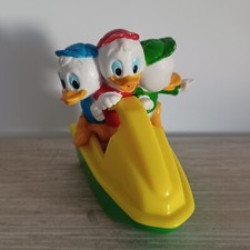Figurine jouet ancien McDonald's - RIRI FIFI LOULOU Jet Ski - Ducktales 5 cm
