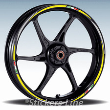 Autocollants roues moto bandes - roues,