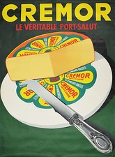 Affiche ancienne entoilée -