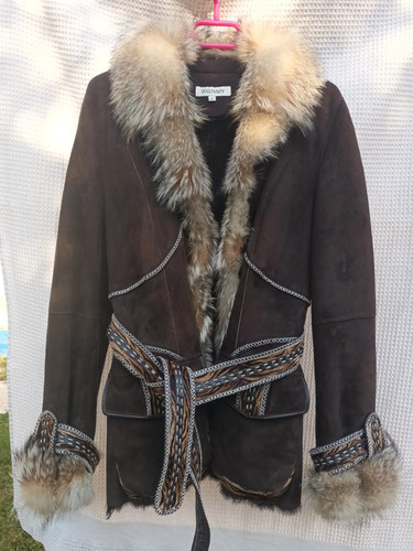 Veste fourrure mouton balmain - mouton,