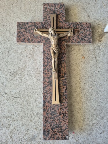 Croix pierre tombale marbre - croix,