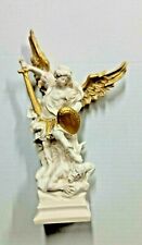 Statue De Saint Michel Archange CM 27 (Aile) Résine pour Extérieur Et Intérieur