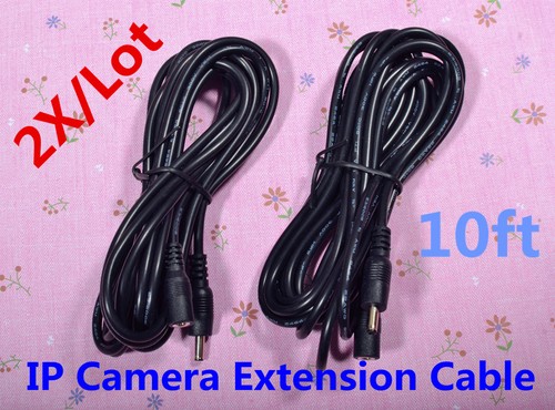 2pcs 10ft 22awg camera - 10ft, ip