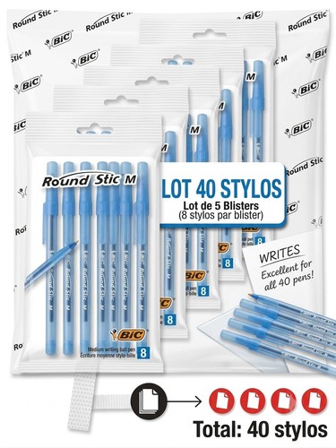 Lot packs bic round - de,