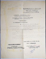 Document Indochine témoignage satisfaction d'un aviateur 1954 militaria