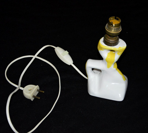 Ancien pied lampe - ancien,