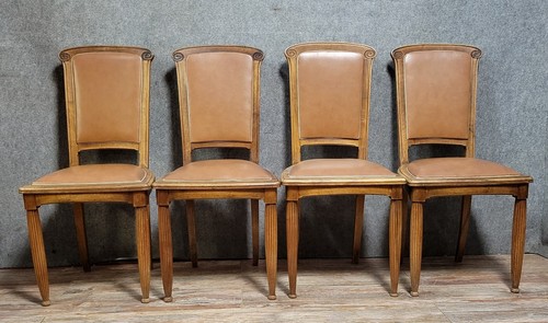 Série quatre chaises - de,