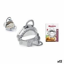 Moule à pâtisserie Quttin 137214 Acier inoxydable Pâtés en croûte [12 Unités]