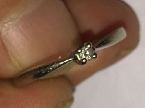 Bague blanc 18k - bague,