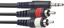 Câble 2 RCA Mâle vers 1 Jack