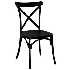 Chaise En Plastique Noire