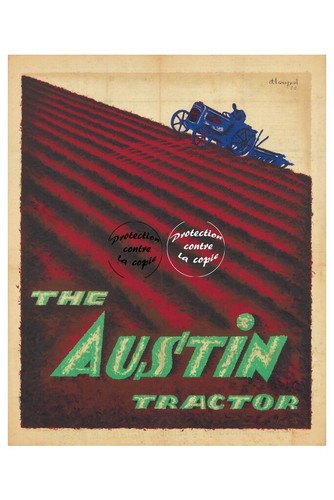Publicité tracteur austin - publicité,