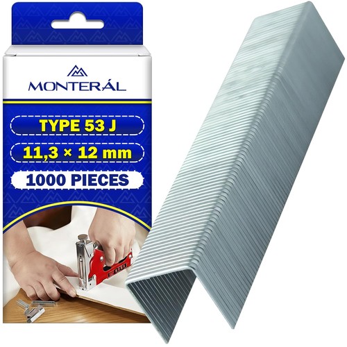 1000 pièces agrafes - type, j
