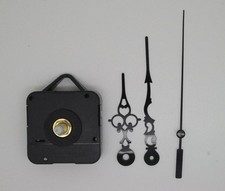 mouvement horloge pendule quartz + aiguilles 6,80 / 9,8cm - DIY CADRAN FIN