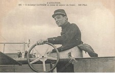 MIKIFP5-025- AVIATION L AVIATEUR LATHAM EN TENUE DE SAPEUR DU GENIE