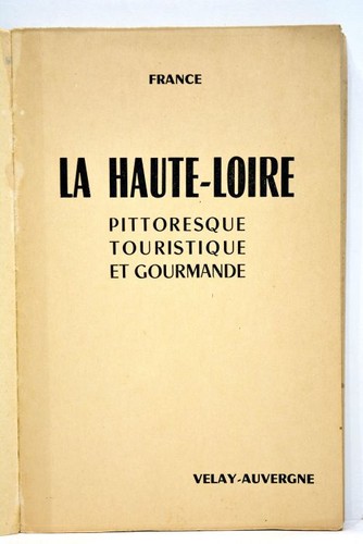 Livre ancien haute loire - ancien, haute-loire