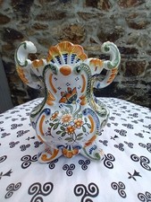Desvres décor Rouen vase faïence