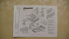 Playmobil 3713 vintage poney chevaux calèche poney ranch loisir notice