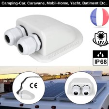 Boitier Jonction Cable Electrique Panneau Solaire ✩Camping Car Mobil-Home IP68+