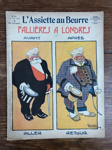 Revue satirique assiette - l'assiette, au