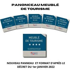 Panneau Panonceau Meublé De Tourisme Classement Étoile Fabriqué En France NEUF