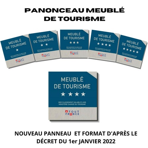 Panneau panonceau meublé - panneau,