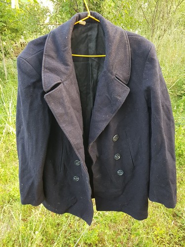 Veste ancien bleue caban - veste,