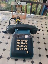 Téléphone ancien Socotel S63 Bleu Canard