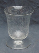 rare magnifique ancien vase  baccarat décors Michelangelo haut 13cm diam 10.3 cm