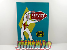 PB207 PLAQUES PUBLICITAIRE tôlée age d'or de l'Automobile 20x30cm Renault Servic