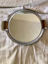 Ancien plateau miroir - rond, de