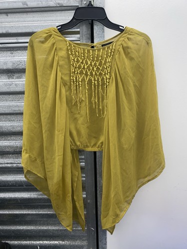 Gorgeous mustard yellow - yellow, sheer