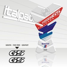 Protège Réservoir Honeycomb blanc compatible pour BMW GS 1200 "30th Anniversary"