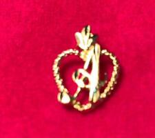 14KT Plaqué Or Lettre A